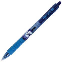 PILOT B2P BEGREEN GRIP PEN Rectractable Find 0.7mm Blue Box10